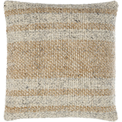 Serephine Striped Wool/Cotton Throw Pillow
