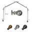 Ensemble de tringle à rideaux simple et quincaillerie à 4 côtés Margunde-1426037200-1375715011