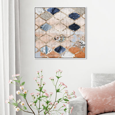 " Abstract Modern Moroccan , Global Inspired Orange " by Oliver Gal