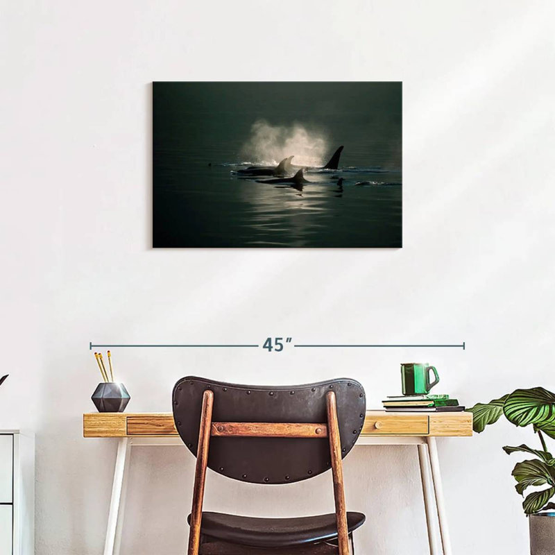 Brampt Orca Whale Pod, 20" H x 30" W