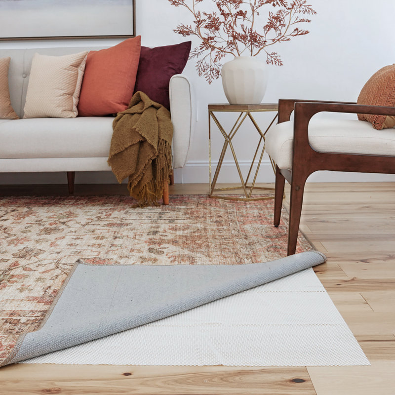 Tapis antidérapant antidérapant pour tapis et planchers de bois franc, Rectangle 2 pi 7 po x 9 pi 10 po