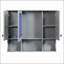 Armoire à pharmacie murale 35 po x 28 po avec miroir et tablettes ouvertes, solution de rangement moderne pour petits espaces
