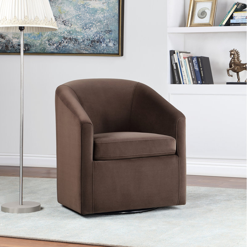 Wilhardt 26,09 po de large, Tissu brun foncé
