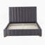 Grand lit gris foncé-46505206