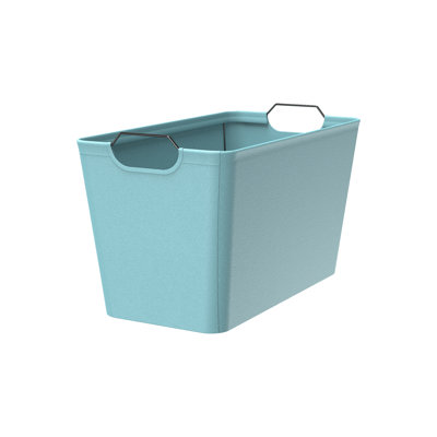 Wire Frame Wide Fabric Bin