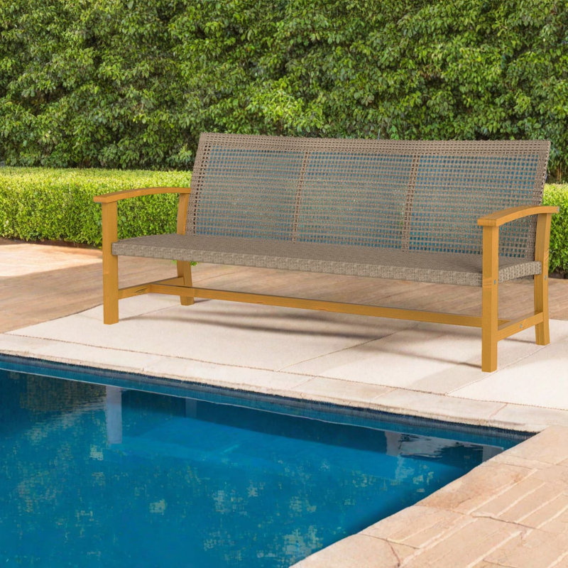 71.3 " W Straight Patio Sofa