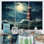 Phare de la mer orageuse 1 - art mural phares