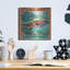  «Rainbow Trout» par Jim Baldwin, art mural en métal, 12 po x 12 po-1257770894