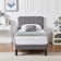 Auxter Upholstered Platform Bed Frame with Adjustable Headboard No Box Spring Needed