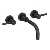East Linear Wall Mount Bathroom Faucet