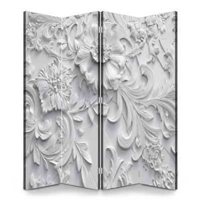 Cloison pliante 4 panneaux à 4 panneaux de style scandinave Royal 3D