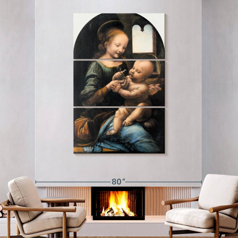 Adella Benois Madonna 1478, H 74 po x l 48 po