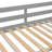 Full Storage Bunk Bed Solid Wood Construction By RIDGEPOLE Gray-1902903485-1902903486