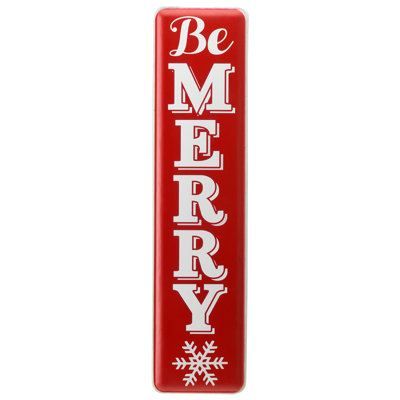 Keitaro 31" Be Merry Holiday Wall Sign