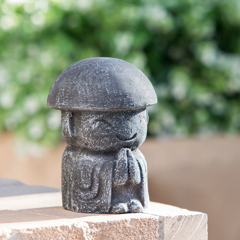 Statue de jardin méditant Jizo