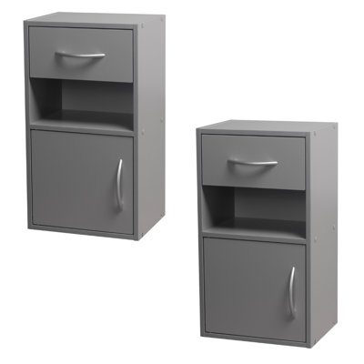 Baraa 30cm W Manufactured Wood Bedside Table