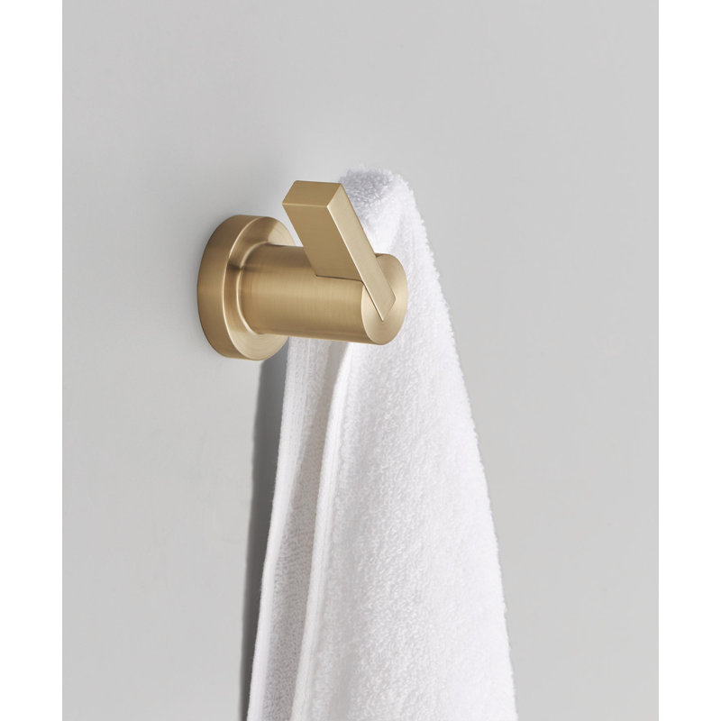 Litze® Double Robe Hook, Luxe Gold