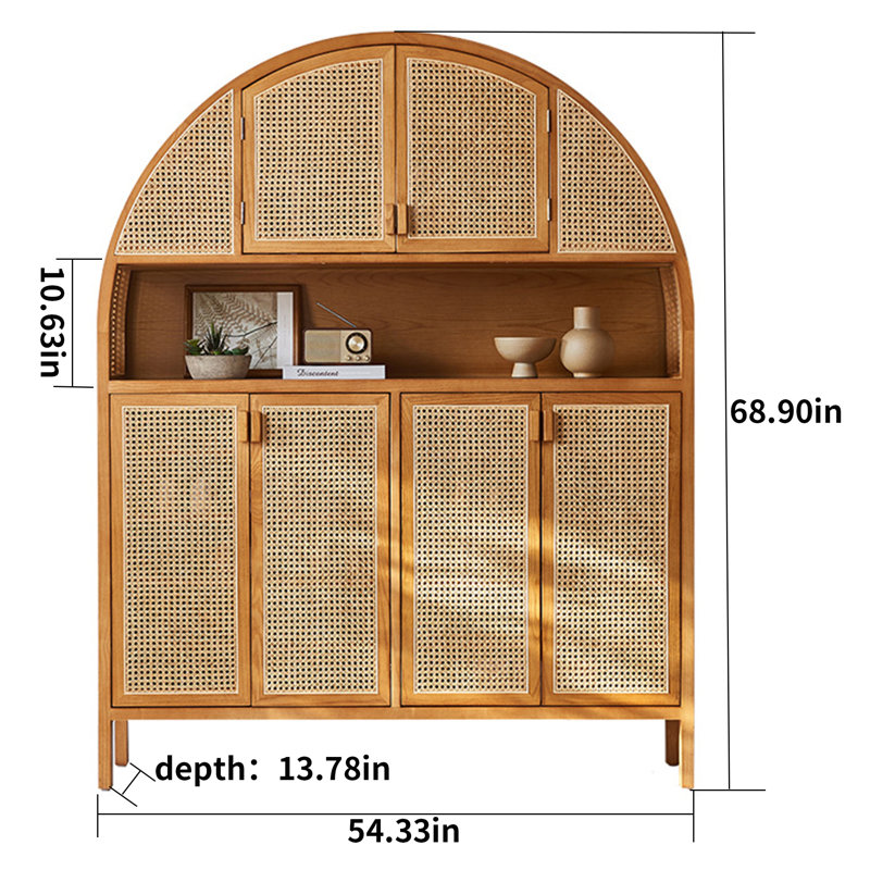 Armoire à chaussures en rotin de grande capacité 30 pièces