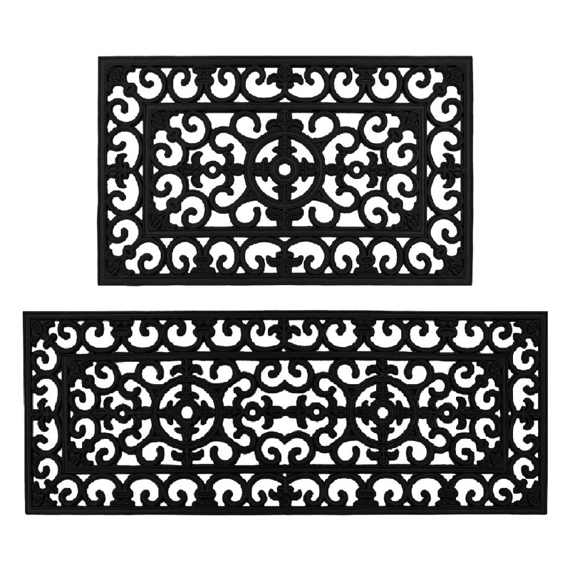 Non-Slip Abstract Doormat