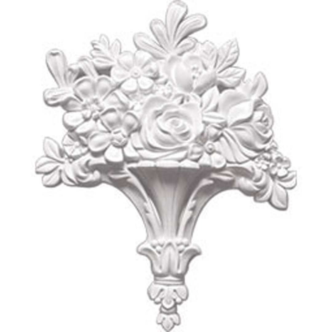 13.25'' H x 10.625'' W x 1.75'' D Urethane Onlay Scroll Ekena Millwork