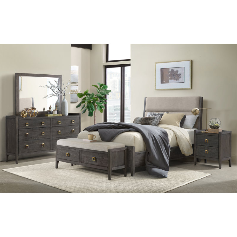 Raavi Spruce Solid Wood Standard Bed, Queen