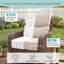  Ensemble de coussins de chaise d'extérieur Smile, tissu Sunbrella à haut dossier et coussins d'extérieur à assise profonde, ensemble de 2-436876649-436876650