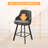 Swivel Linen Upholstered Counter Stool with High Back (Set of 3)-1084916172-1084916174-1084916211