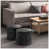 Cuir gris foncé