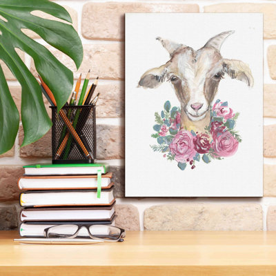 «Rosie The Goat» par - reproduction d'art sur toile tendue