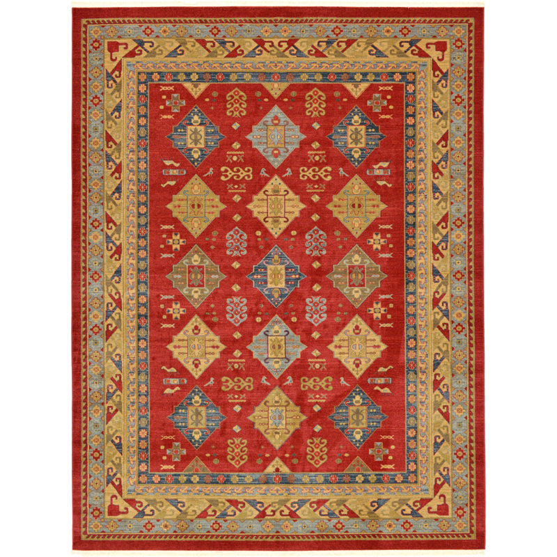 Tapis rouge Eesi, Rectangle 9 pi x 12 pi 2 po
