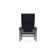 Chaise de patio inclinable avec coussins Askar