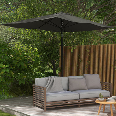 Parasol d'extérieur polyvalent pour la protection et la détente toutes saisons