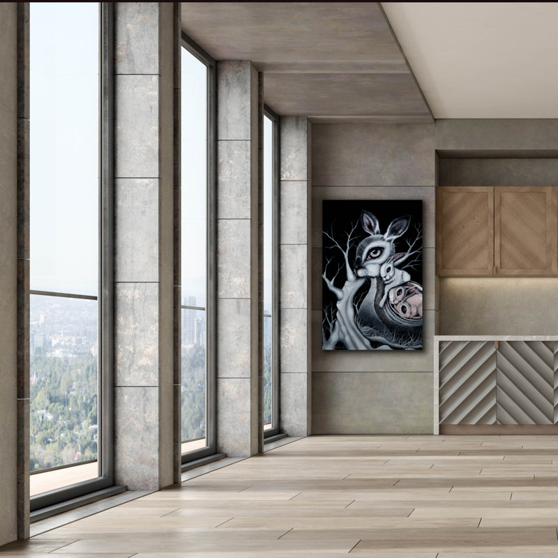 «Gracie Oaks», «The surrogate» par Angelina Wrona, art mural sur toile, H 60 po x l 40 po x P 1,5 po
