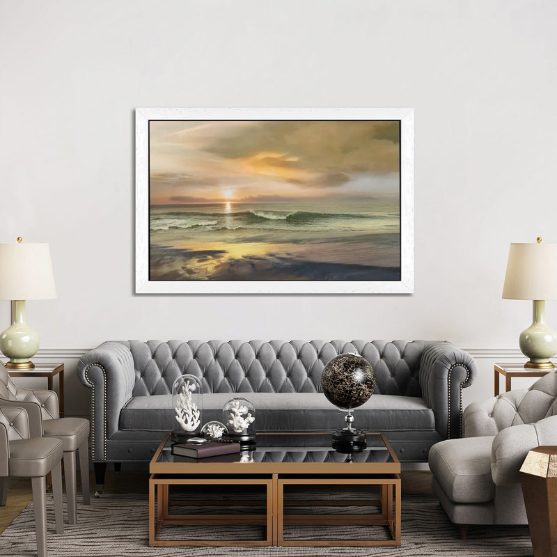 'Monterey' by Mike Calascibetta - Floater Frame Photograph Print on Canvas, 66.04 cm H x 45.72 cm W, White