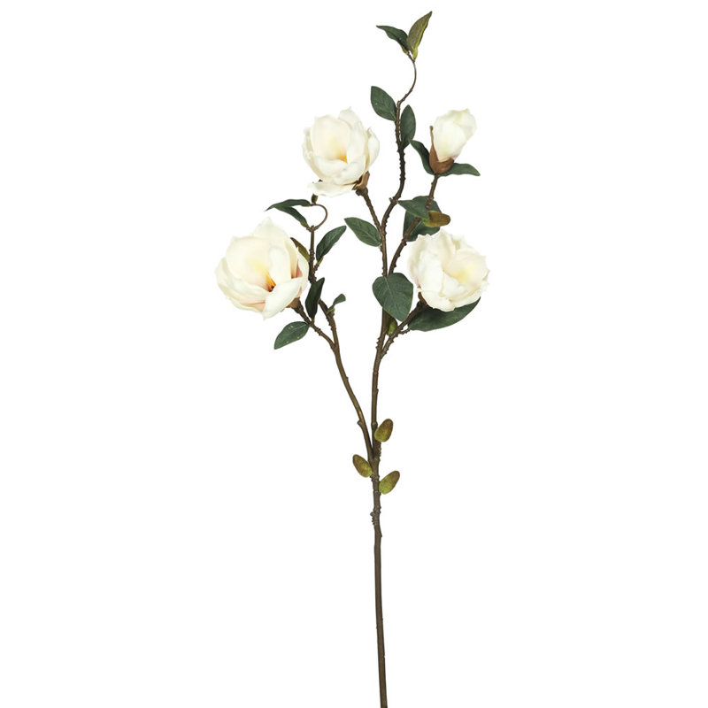 Tige de fleur artificielle Willadeene, Crème