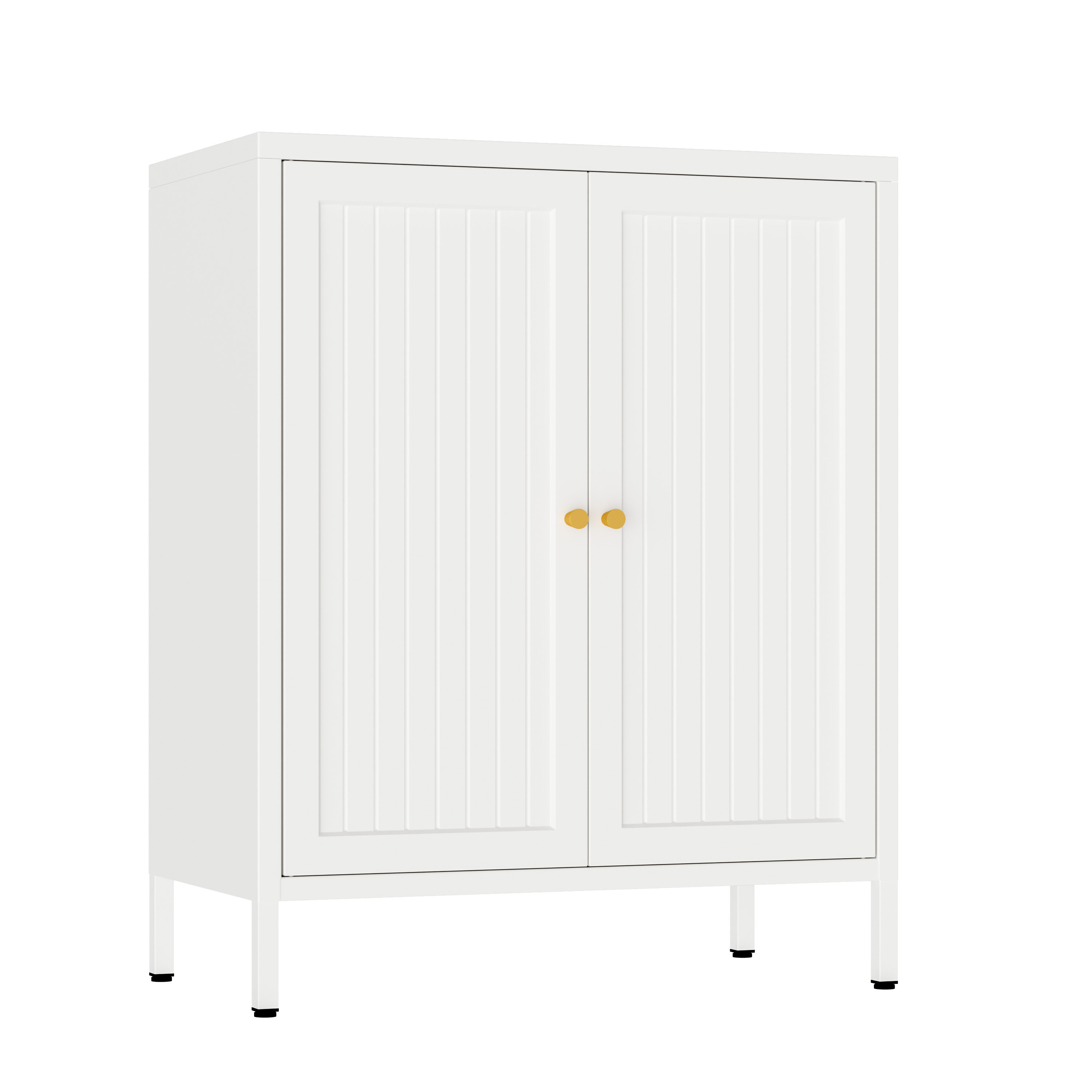 Ebern Designs Bathroom Floor Cabinet,storage Cabinet With Adjustable ...