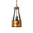 8" Wide Personalized L & R Mini Pendant