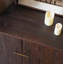 Buffet en bois massif de style rétro