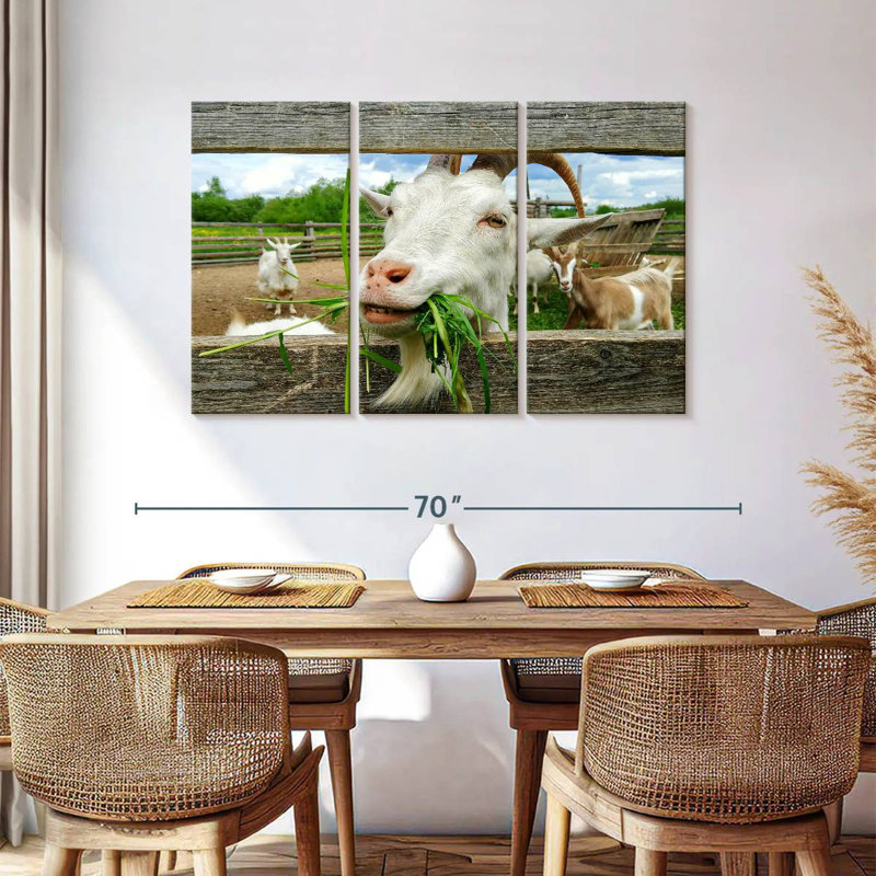 Brampt Euphoric Goat, 36" H x 57" W