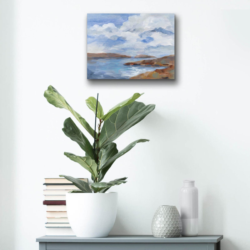  «Iles» par Silvia Vassileva, art mural en verre acrylique, 16 po x 12 po