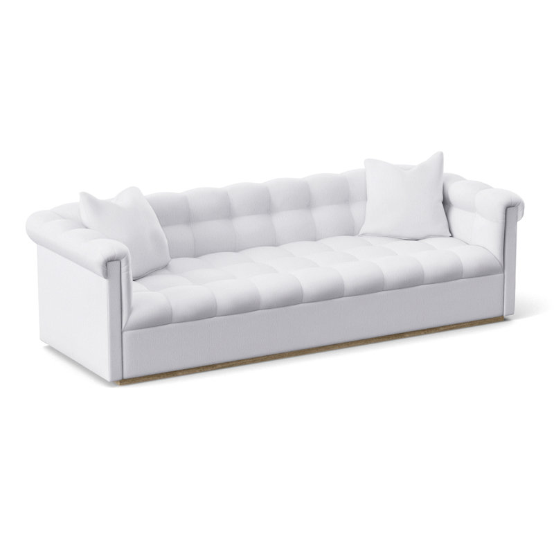 Thom Filicia Home 108" Nottingham Extended Sofa, Worthy Snow, Hampton