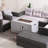 Small firepit with 1503 Wicker 7 - Person Patio Conversation Set with Cushions