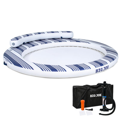 Îlot flottant gonflable rond pour adultes 8 pi Big Joe Tidaljoy