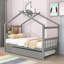 Lit maison en bois avec lit gigogne Iakup-294356112-294356113