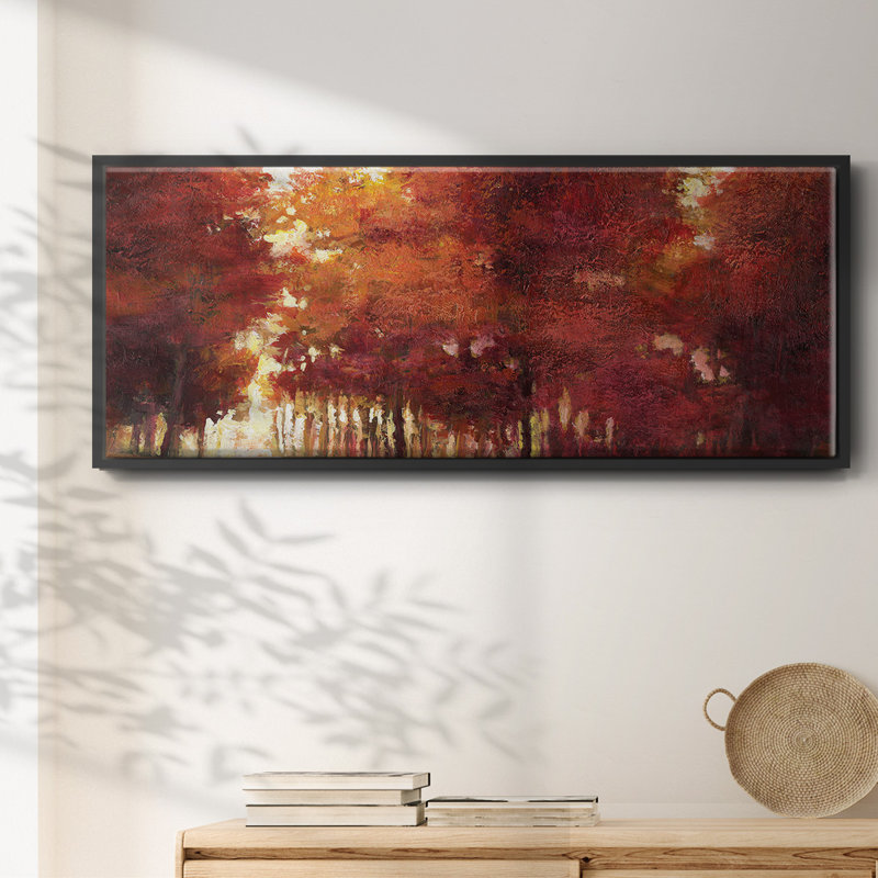 Lumière de l'après-midi - Toile encadrée, H 20 po x l 50 po