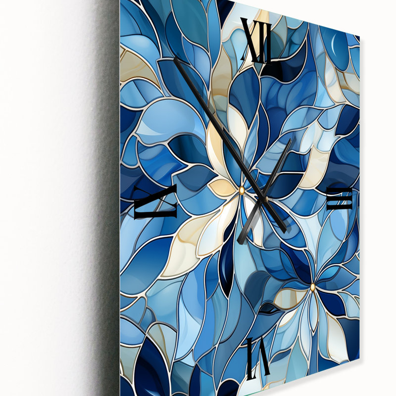 Indigo Manx Mosaic - Glam Horloges murales, Petit