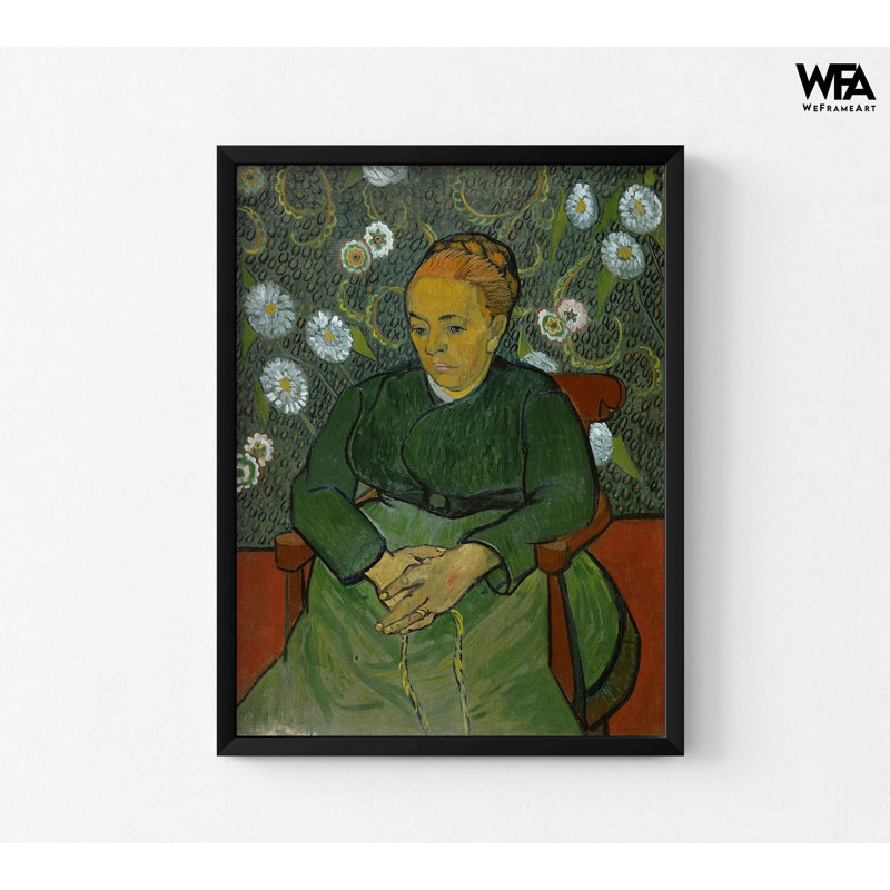 Portrait Of Madame Roulin By Vincent Van Gogh, Female Art Print, Woman Wall Art, Famous Van Gogh Portrait, Portrait Oil Painting Print