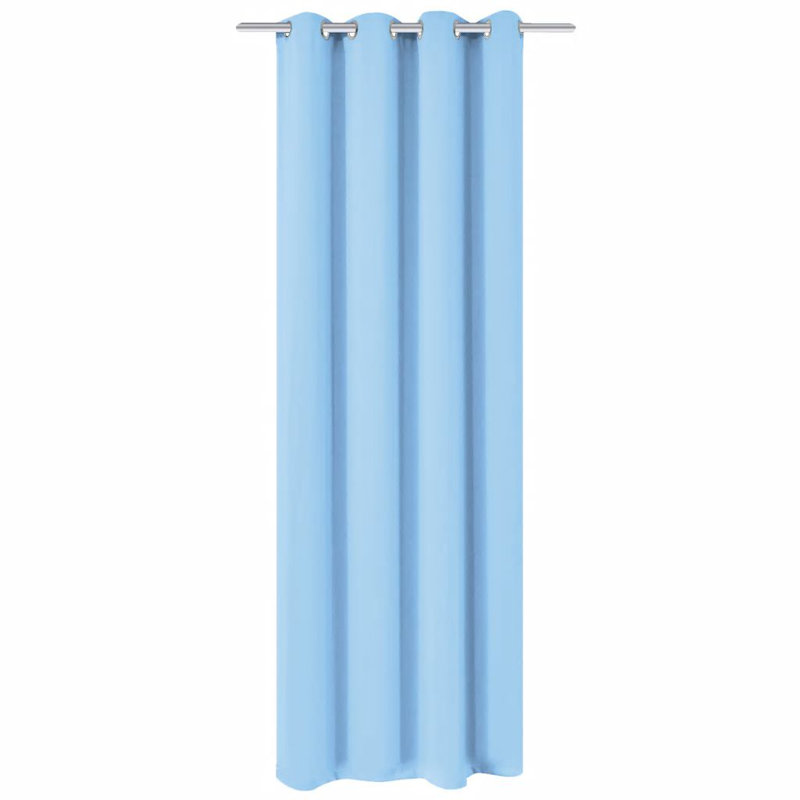 Bacall Blackout Curtain Single Panel, Turquoise