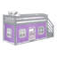  Lit superposé simple au-dessus de simple avec rideau Westhampton Kids-256444853-256444855