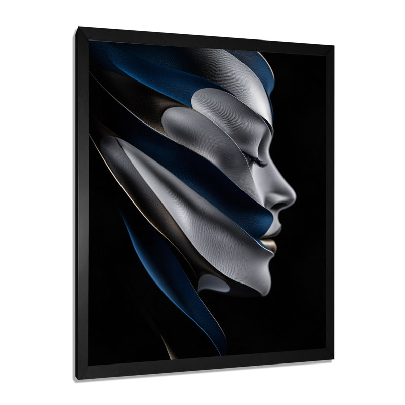 Brooker - Fashion Wall Art Prints, Noir, H 20 po x l 12 po, Reproduction encadrée sans passe-partout